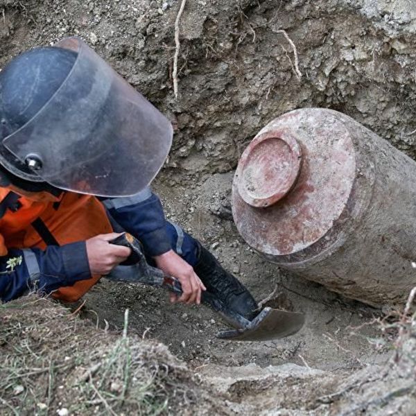 Возле Керченского пролива нашли 250-килограммовую бомбу